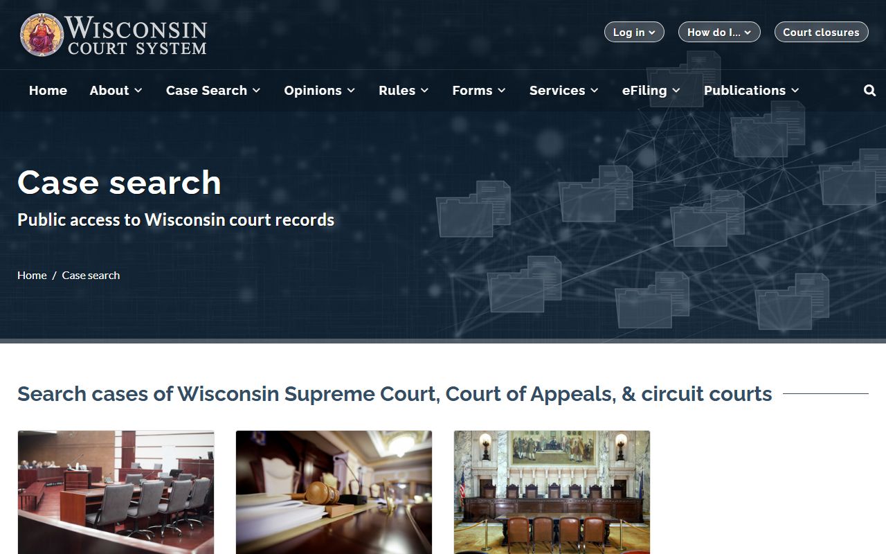 Monroe County court records after jail arrest search landing page